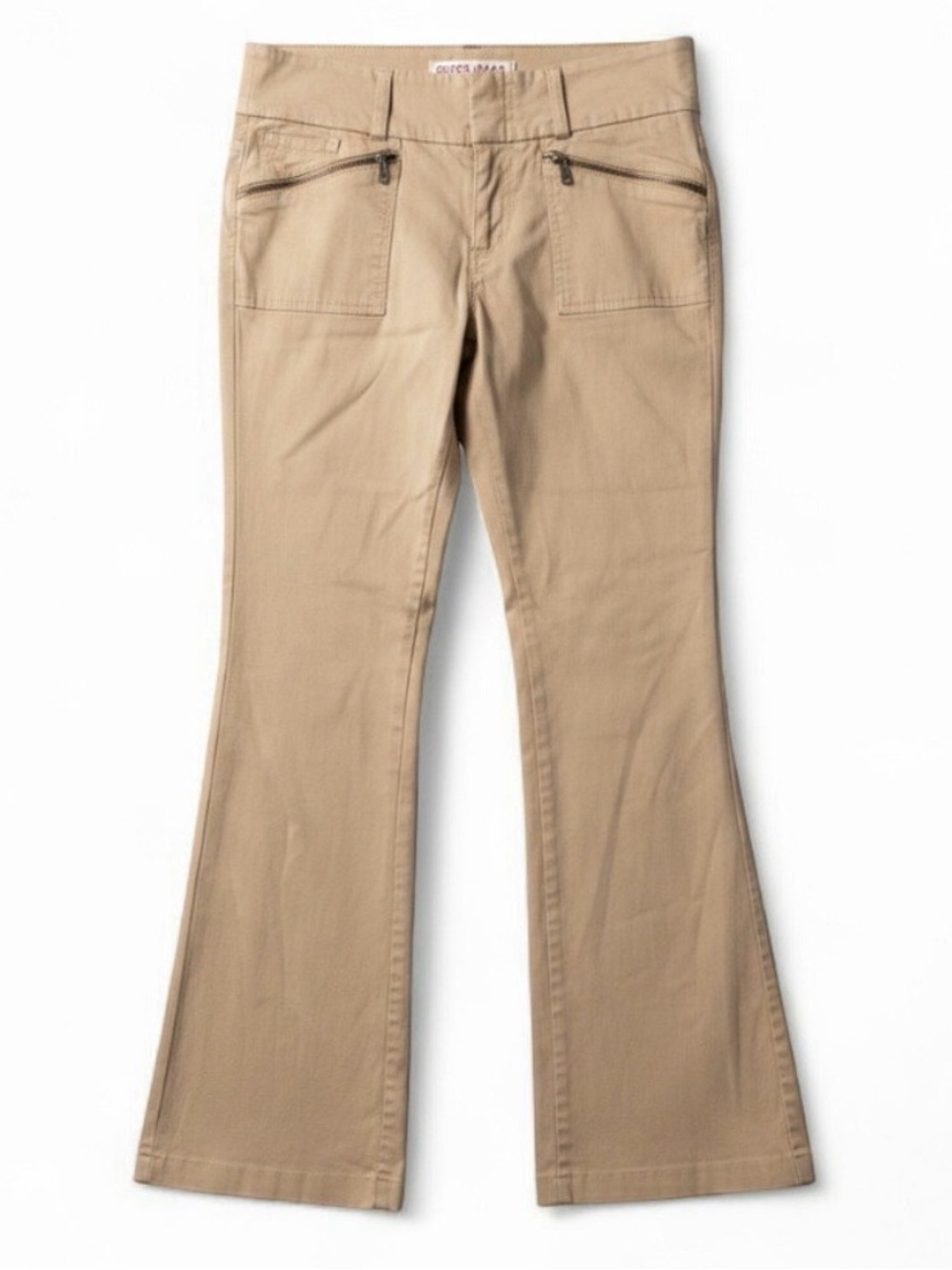 Guess Jeans Vintage Khaki Bootcut Pants Womens 30 Large